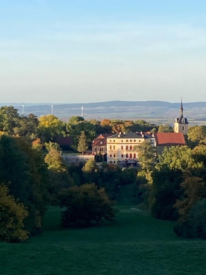 Ferienwohnung Am Schlosspark Ettersburg Bei Weimar Exterior foto